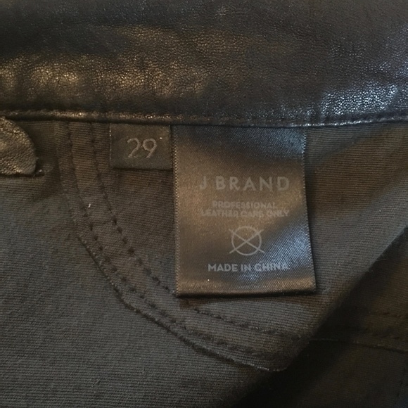 HOST PICK! J Brand L8001Lambskin Leather Jeans– Size 29 - Picture 4 of 7